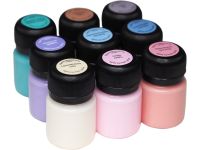 Набор акриловых красок по ткани "Decola" 9 цв 20 мл "Пастель"