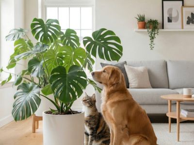 Какие растения опасны для собак и кошек: список токсичных и безопасных растений