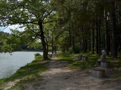 Пляж Комсомольского озера