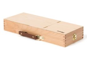 Ящик художника Pinax SB-2 с ячейками и пеналом для кистей и красок, 3 секции, бук