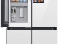 Холодильник Samsung Bespoke AI гибрид с 9-дюймовым дисплеем AI Home RF9000 белый