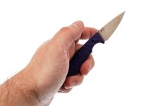 Фиксированный нож Exodus EDC Карма #3, сталь VG-10, рукоять G10, фиолетовый