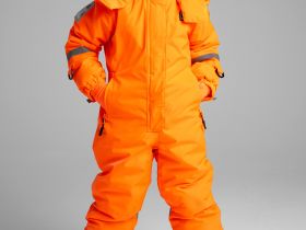 Комбинезон текстильный с полиуретановым покрытием для девочек