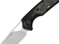 Складной нож Kizer Ara, сталь S45VN, рукоять карбон, черный/золотистый