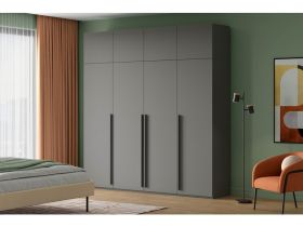 Распашной шкаф Кимбол 4.1-240x250 Графитовый