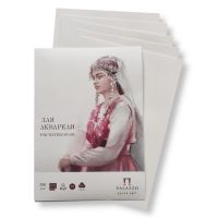 Папка для акварели Лилия Холдинг "Муза" БЕЛЫЙ А3 15 л 300 г, 100% хлопок