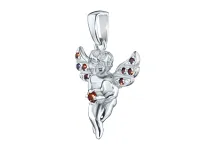 Подвеска из серебра с гранатами э0606пд11250368
