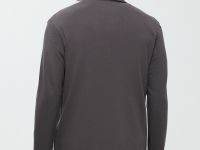 Поло с длинным рукавом из хлопка