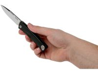 Складной нож LionSteel Thrill, сталь M390, рукоять Black aluminium