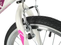 Детский велосипед Novatrack Alice 20, год 2021, цвет Белый