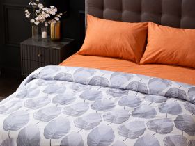 Постельное белье Modico Blue Orange/Модико (синие листья)