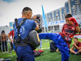 Фото. День физкультурника отмечают в Якутске