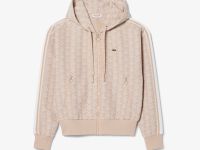 Женская жаккардовая толстовка Lacoste