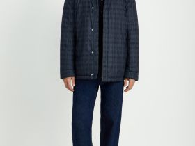 Куртка утепленная с отложным воротником