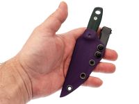 Нож Barmaley Knives Буратино, сталь AUS-10Co, рукоять Микарта, зеленый