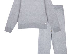 Комплект трикотажный для девочек: джемпер, брюки