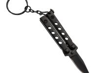 Нож-бабочка (балисонг) Гном, сталь 420, темный