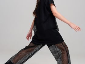 Брюки трикотажные для девочек