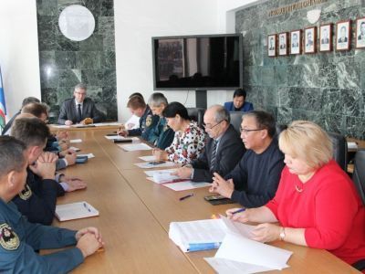 Обсудили состояние пожарной ситуации в Мирнинском районе