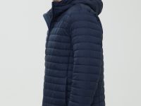 Стеганая куртка с капюшоном