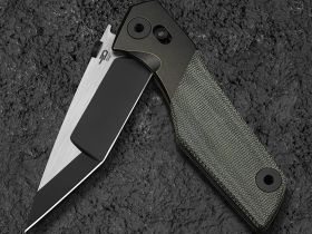 Складной нож Bestech Knives Cetus, сталь M390, рукоять микарта, зеленый