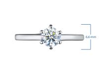 Помолвочное кольцо из белого золота э0912кц07200219_white