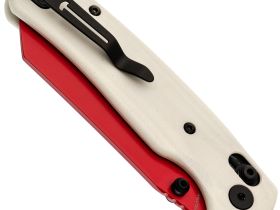 Складной нож Bestech Knives Cicada's Wing, сталь 10Cr15MoV, рукоять G10, красный/белый