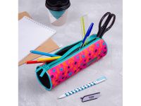 Пенал-тубус 2 отделения Berlingo "Pink pattern" 210*70 мм, полиэстер