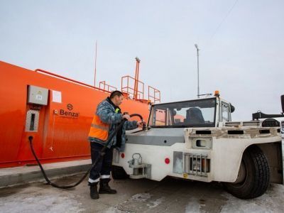 В аэропорту «Якутск» заработали контейнерные АЗС