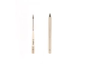 Кисть соболь круглая Альбатрос "Иконописная школа", ручка съёмная металлическая