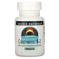 Source Naturals, ферментированный витамин B-2, 60 мг, 120 пастилок