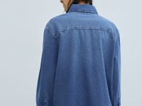 Джинсовая рубашка, Синий