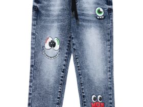 Брюки текстильные джинсовые для мальчиков