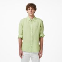 Мужская льняная рубашка Lacoste