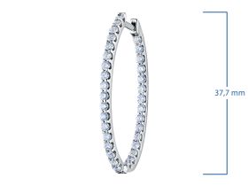 Серьги из белого золота э4712сг12210612