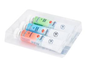 Набор акварели "Белые Ночи" Пастель 2 3 тубы x10 мл, пластиковый коррекс