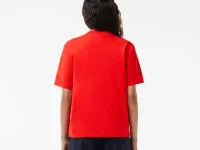 Женская Футболка Lacoste Loose Fit из мягкого хлопка