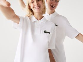 Поло Lacoste L.12.12 свободного кроя унисекс