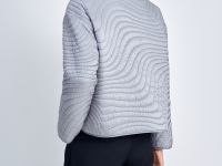 Утепленная куртка прямого силуэта