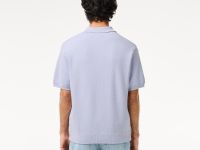 Мужское трикотажное поло Lacoste из органического хлопка