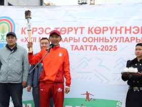 В Якутске встретили огонь спартакиады по национальным видам спорта