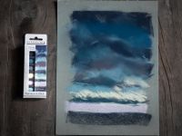 Набор сухой пастели Sennelier "A LECU" 6 цв 1/2, Грозовое небо, в картонной коробке