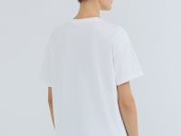 Футболка с цветочным принтом, Белый