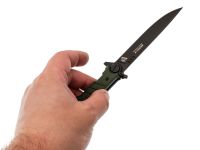 Складной нож НОКС Финка 2 Black, сталь D2, рукоять микарта