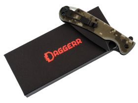 Складной нож Daggerr Arrow Camo DLC, сталь D2, рукоять G10