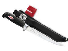Филейный нож, Rapala, BP704SH1, нержавеющая сталь, кожаный чехол