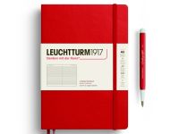 Блокнот в линейку Leuchtturm1917 "Medium" A5 125 л, твердая обложка Вишня