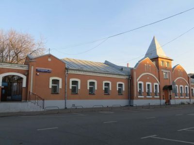 Здание Управления московского мясокомбината, где в июне 1941 г. была сформирована 3-я рота Таганского истребительного батальона