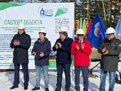 В селе Сунтар Якутии забили первую сваю под будущий водозабор со станцией водоподготовки