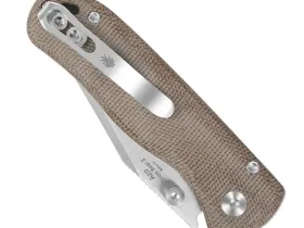 Складной нож Kizer Drop Bear 2, сталь Nitro-V, рукоять микарта, коричневый